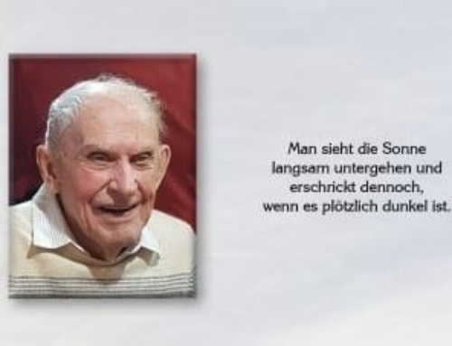 In stiller Trauer nehmen wir Abschied von Ernst Heyer