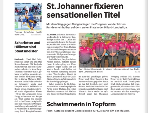 Berichte in den lokalen Medien